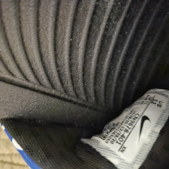 Nike Blue and Black Slide Sandals - Picture 3 of 3